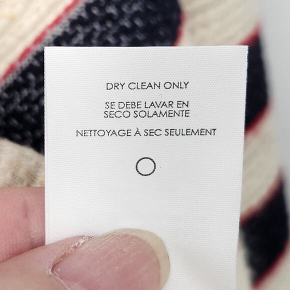 CAbi Love Carol Cruise Jacket Nautical Coat Striped Blue Red Ivory #5094 Women 6 - Picture 5 of 11